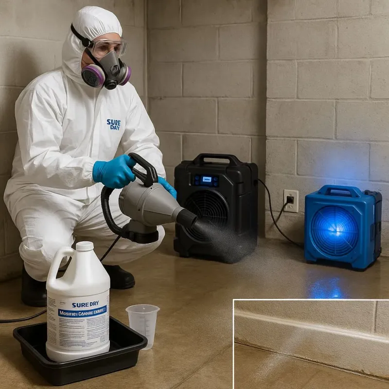 Sanitization and Odor Removal process in Emory, TX